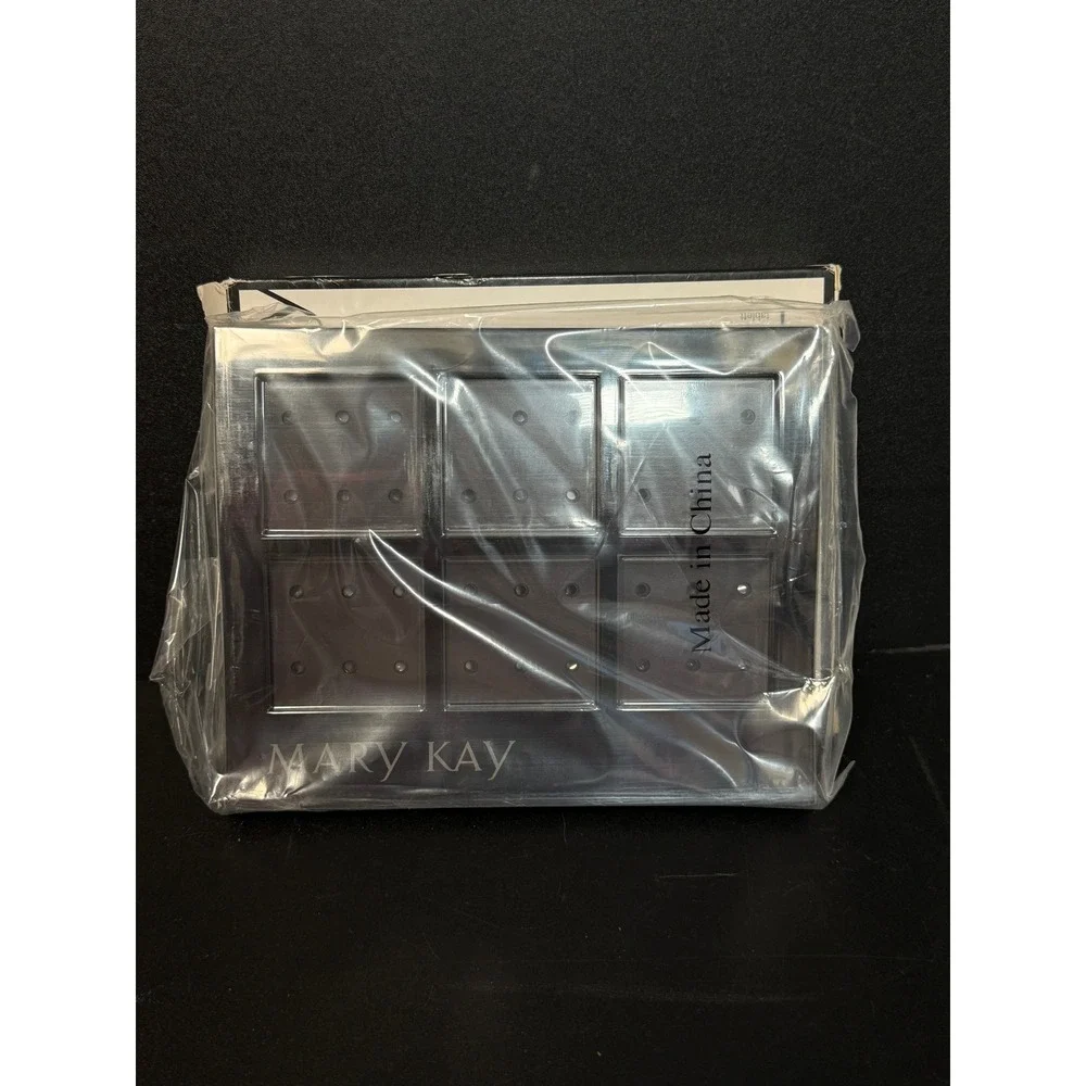 Mary Kay Black Cosmetic Display Tray 6 Compartment Makeup Organizer New in Box